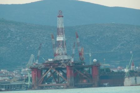 těžební věž na suchu Trogir